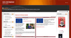 Desktop Screenshot of go-woman.com